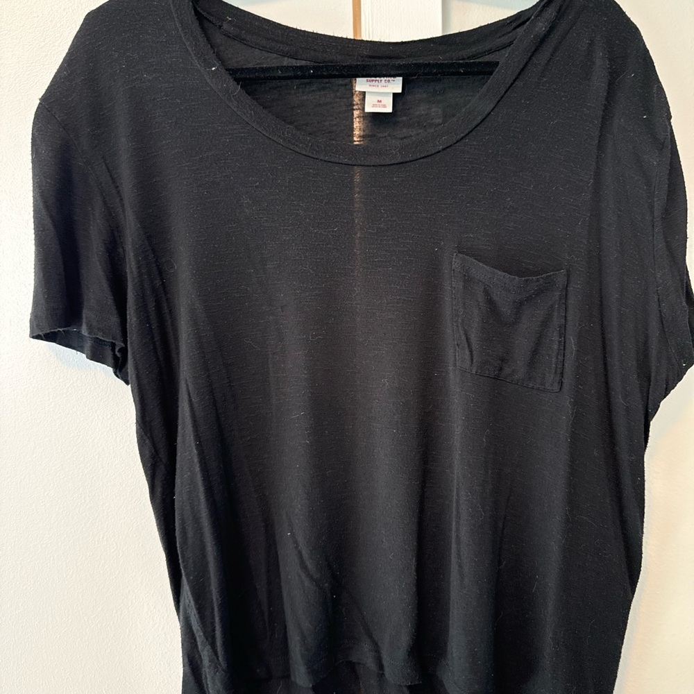 Classic Black Women's Short Sleeve Tee